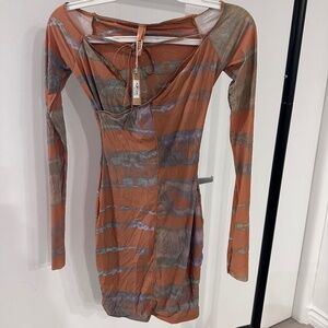 SKIMS Jelly Sheer Off the Shoulder Dress